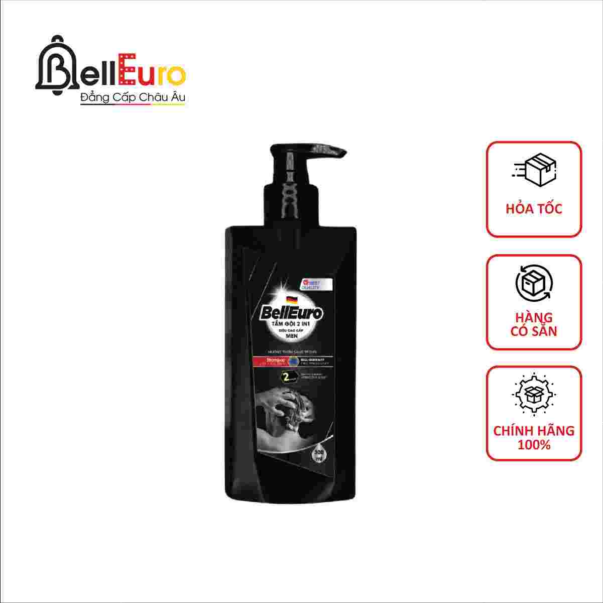 Dầu Gội Nam Công Nghệ Sinh Học Bell Euro 300ML